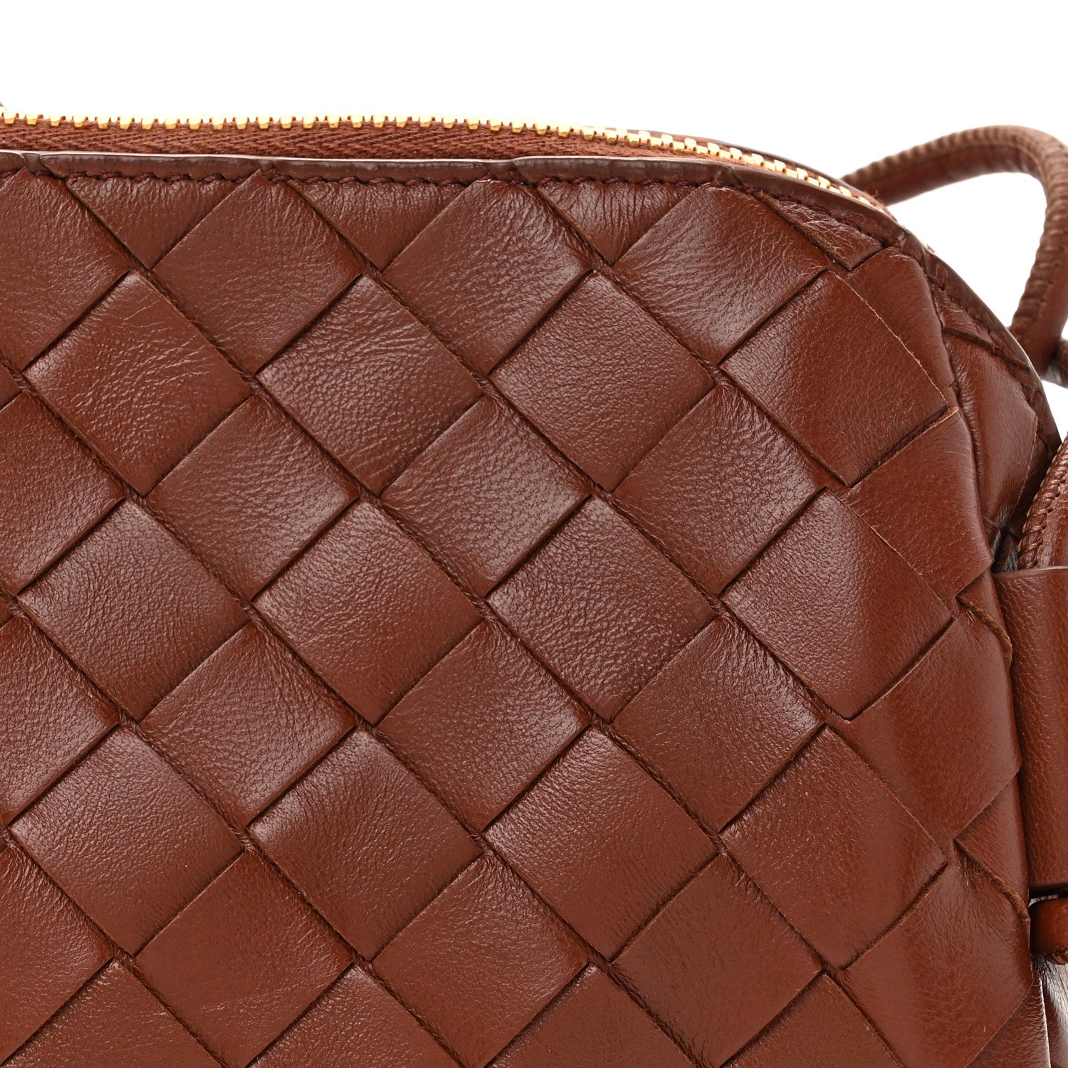 Bottega Veneta Nappa Intrecciato Concert Pouch Rust 7 of 9