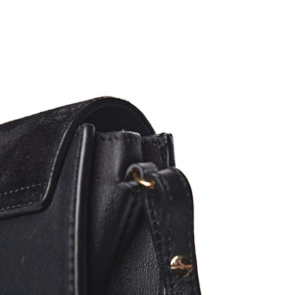Chloe Suede Calfskin Mini Faye Shoulder Bag Black 22 of 22