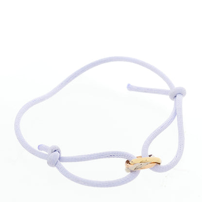 Cartier 18k Pink Yellow White Gold Trinity Adjustable Cord Bracelet Lilac 1 of 3