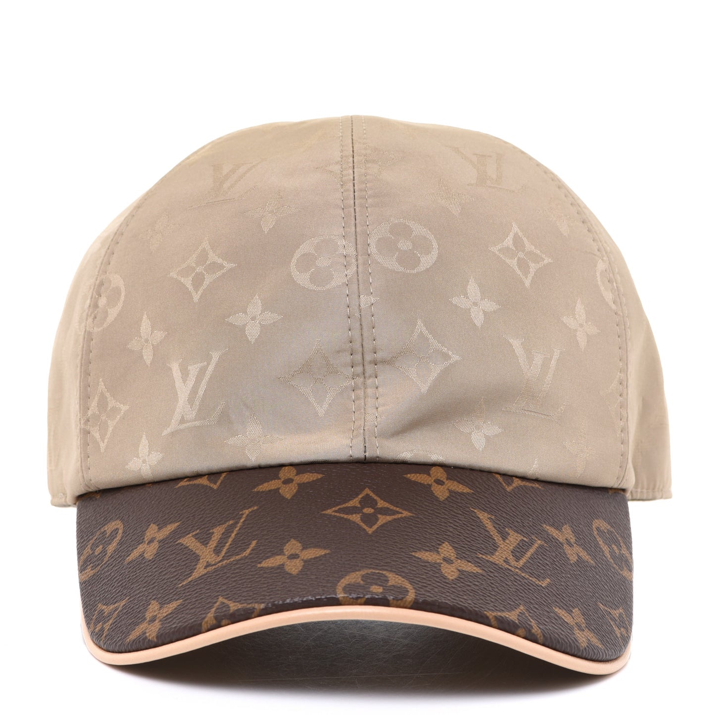 Polyester Silk Monogram LV Get Ready Cap L
