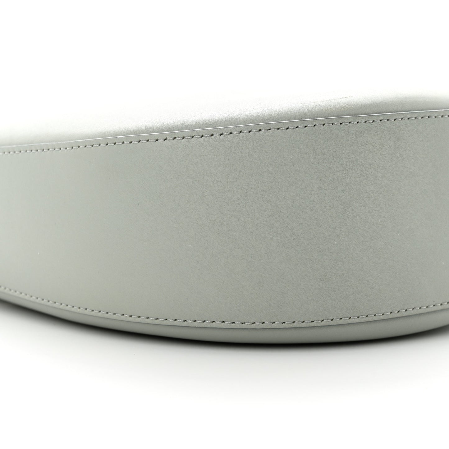 Satin Calfskin Jacquard Luna Bag Ash Grey