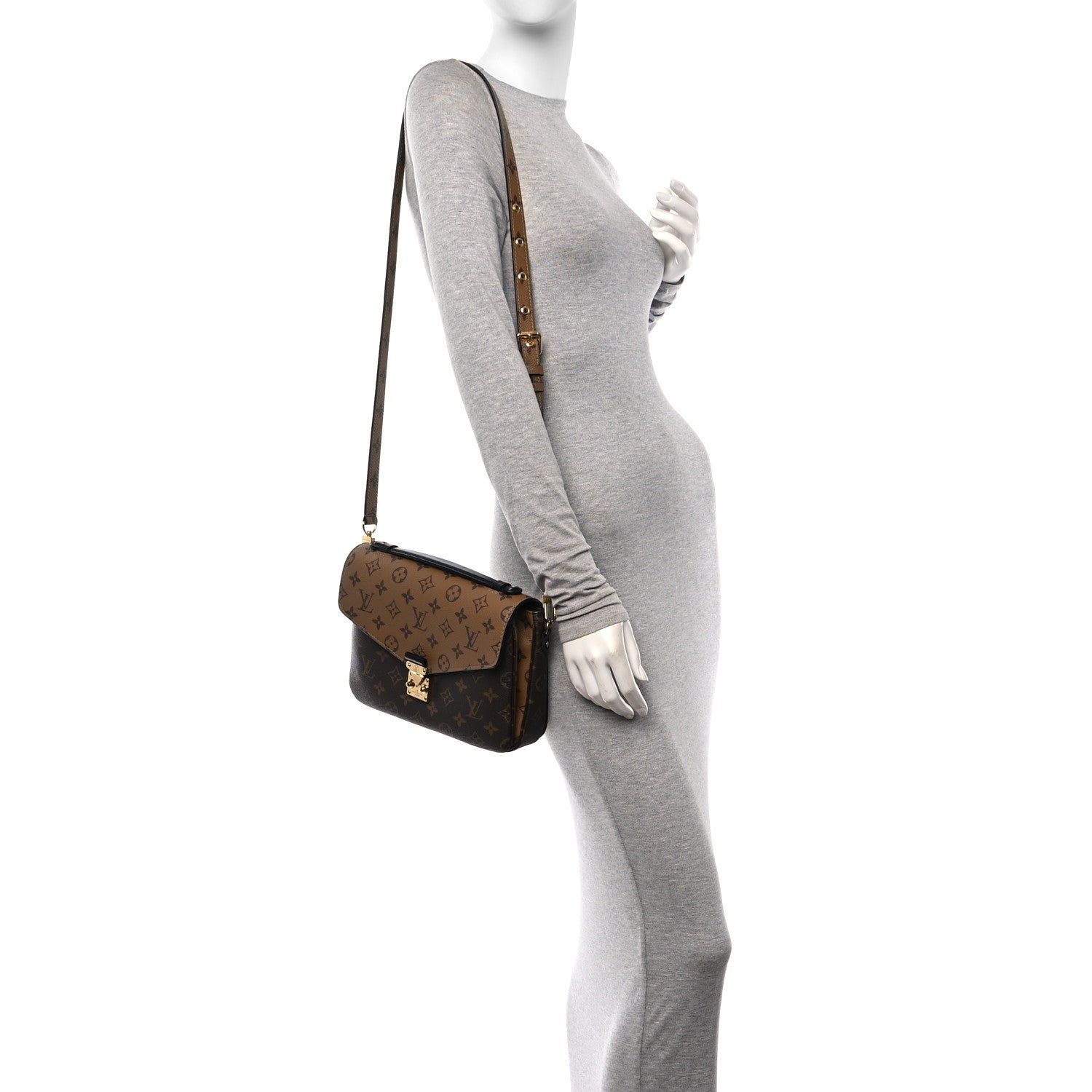 Louis Vuitton Reverse Monogram Pochette Metis 2 of 12