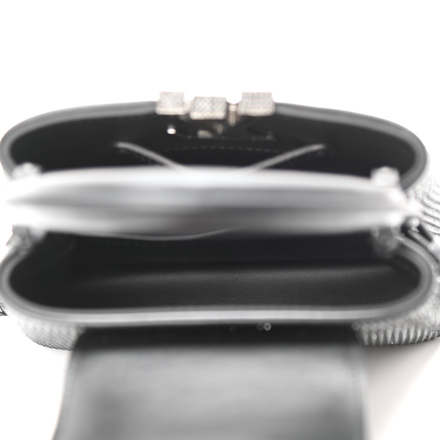 Louis Vuitton Swarovski Calfskin Capucines Mini Black 5 of 10