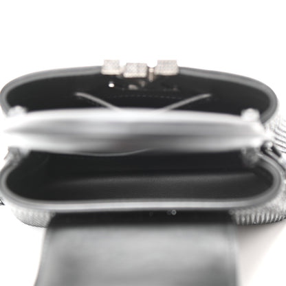 Louis Vuitton Swarovski Calfskin Capucines Mini Black 5 of 10