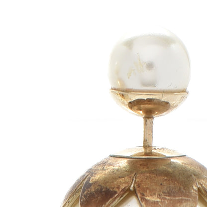 Christian Dior Pearl Mise En Dior Tribal Earrings Gold 6 of 6