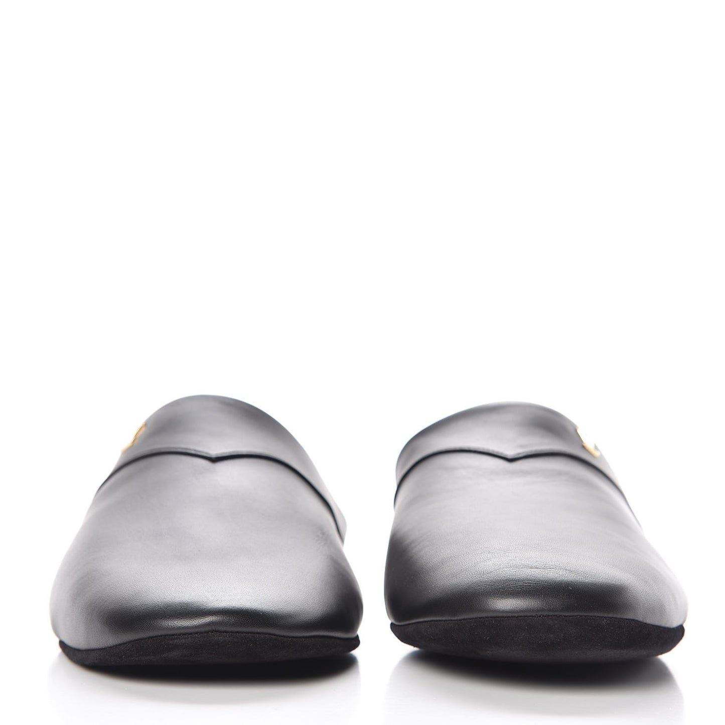 X SUPREME Lambskin Mens Hugh Slippers 8 Black