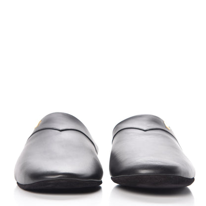 Louis Vuitton X SUPREME Lambskin Mens Hugh Slippers 8 Black 2 of 11