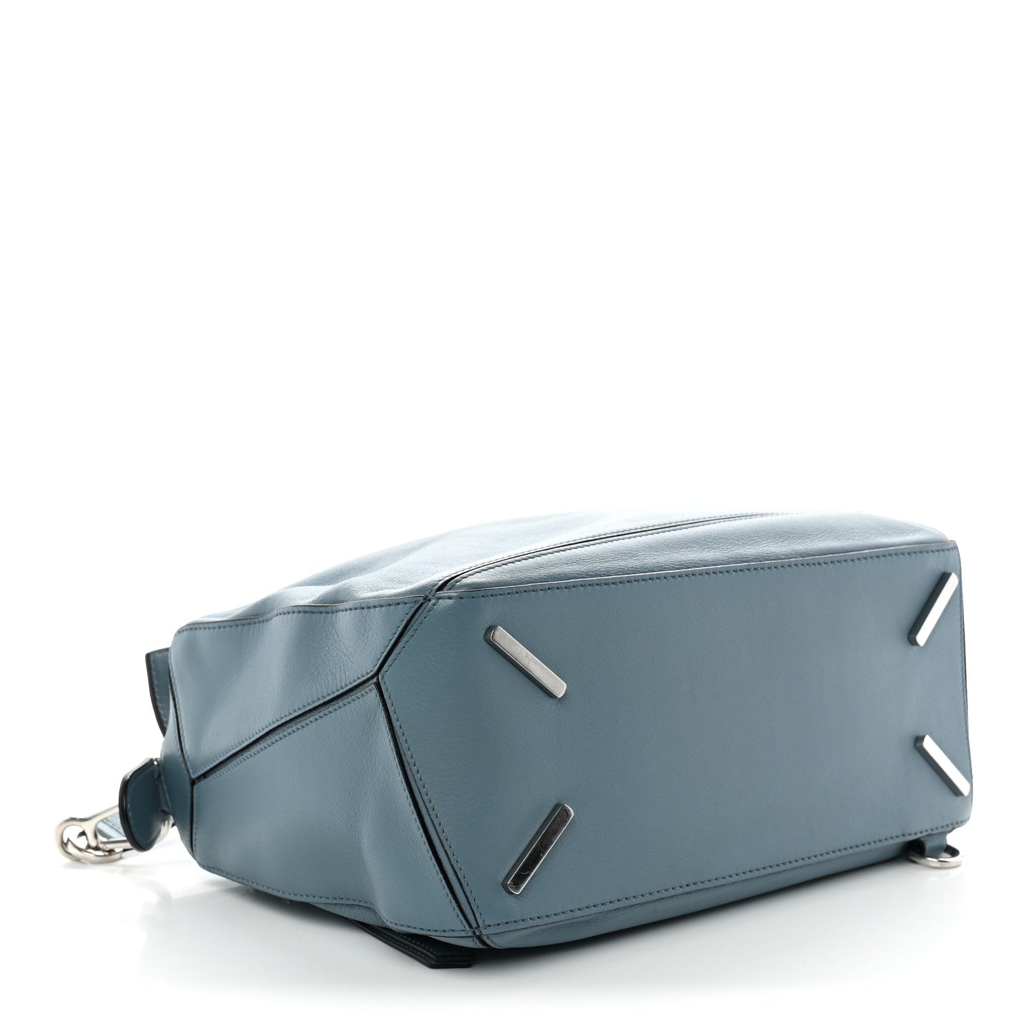 Loewe Calfskin Medium Puzzle Bag Stone Blue 4 of 12