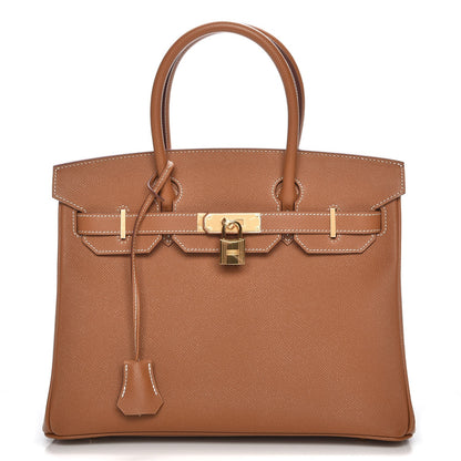 Hermes Epsom Birkin 30 Gold 1 of 34