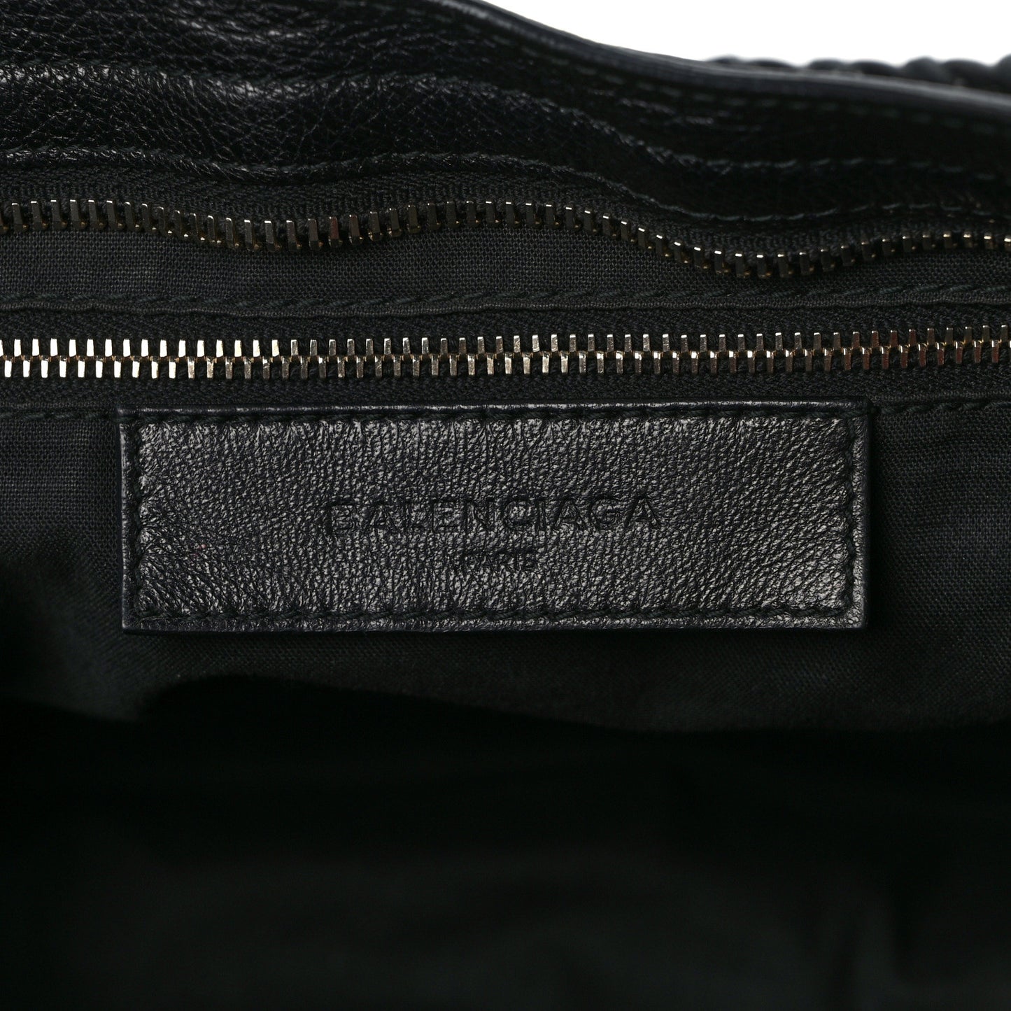 Chevre Gold Metallic Edge Hardware City Black
