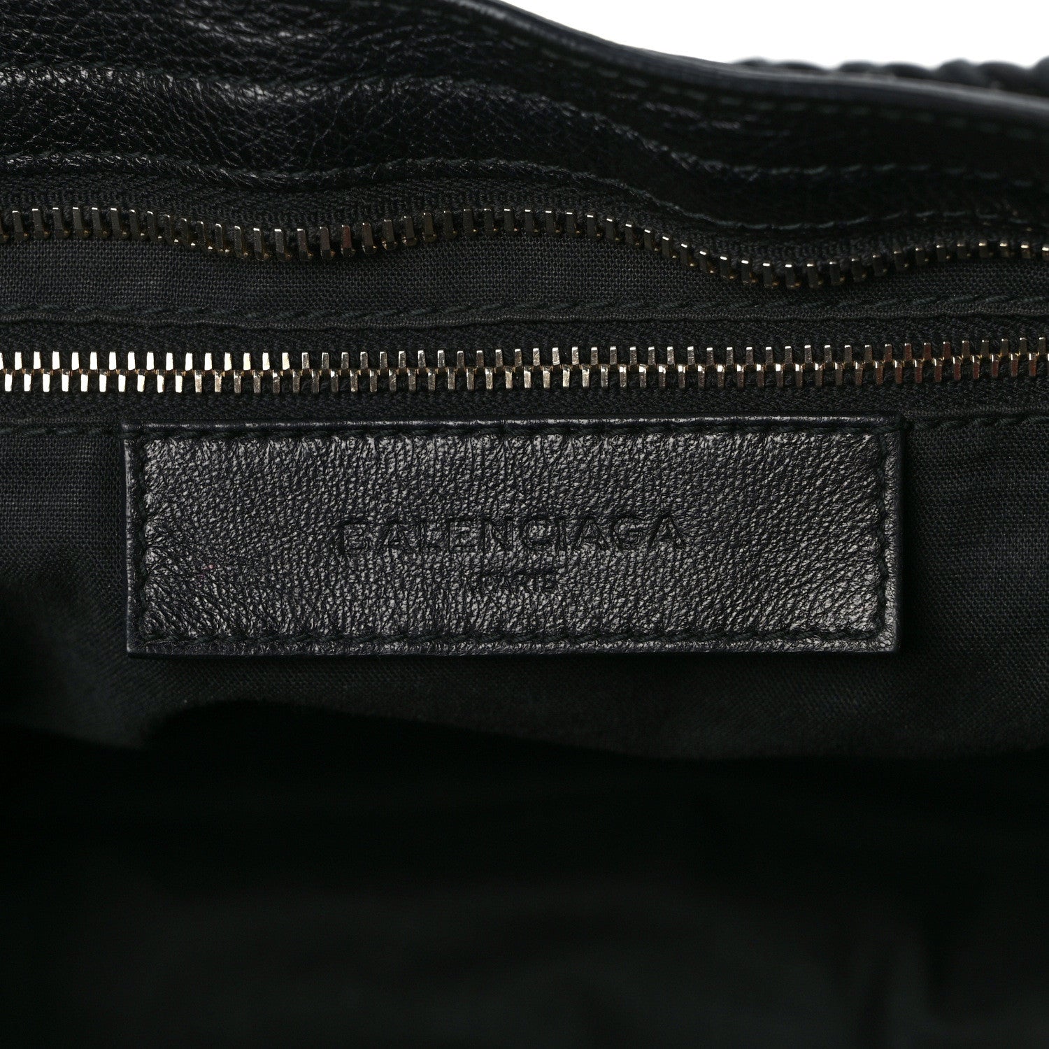 Balenciaga Chevre Gold Metallic Edge Hardware City Black 6 of 11