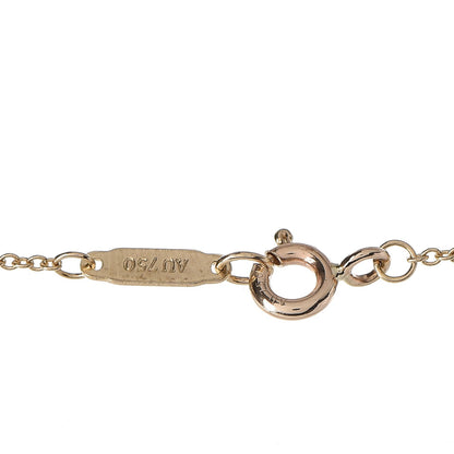Tiffany 18K Yellow Gold Notes Letter A Disc Charm Pendant Necklace 6 of 8
