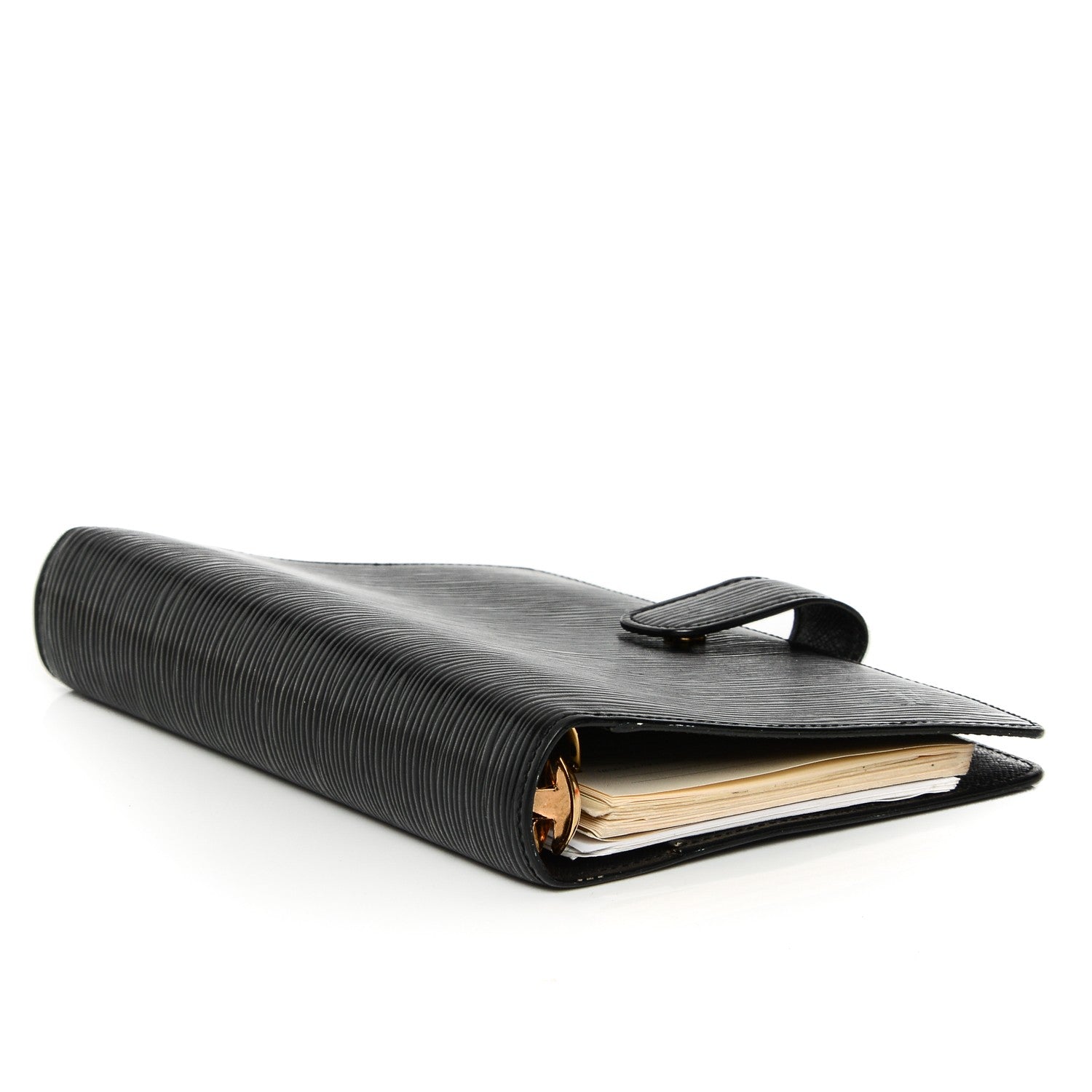 Louis Vuitton Epi Medium Ring Agenda Black 4 of 7