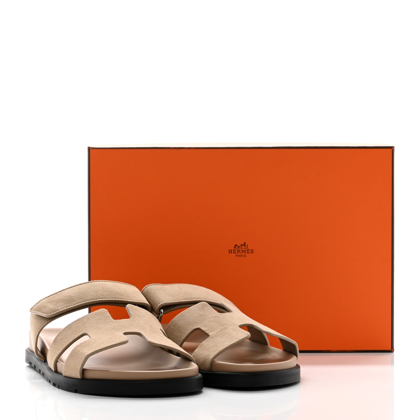 Suede Goatskin Womens Chypre Sandals 39 Beige Argile