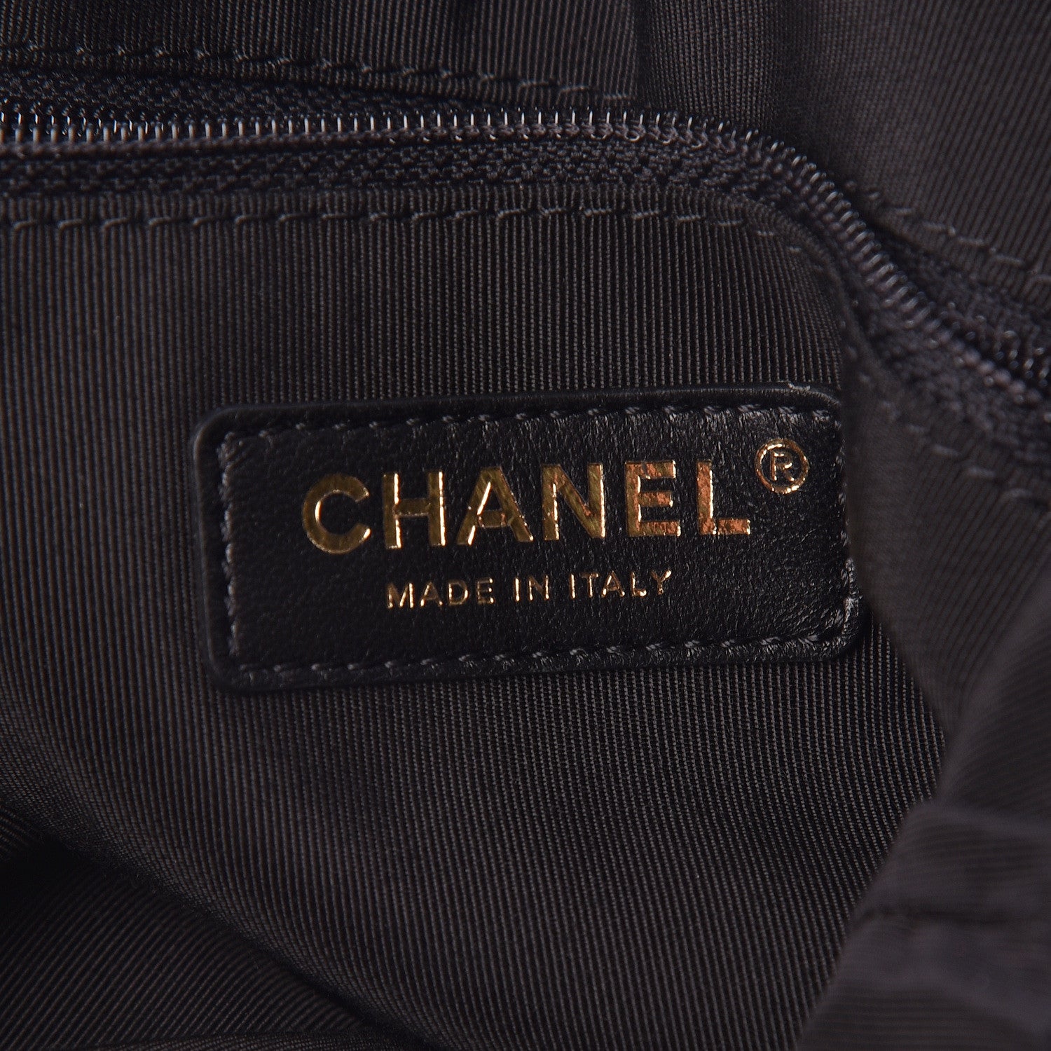 Chanel Tweed Sequin Pearl Drawstring Chain Bag Black Navy 6 of 10