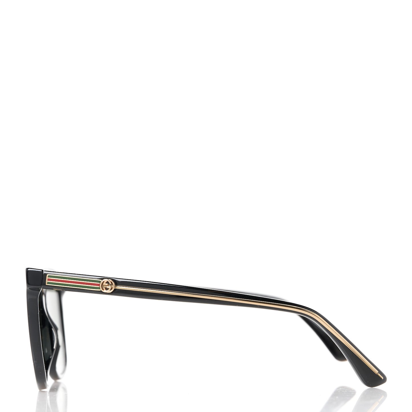 Acetate Frame Sunglasses GG0376S Black