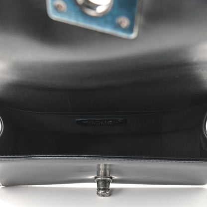 Chanel Glazed Calfskin Medium Boy Flap Black 4 of 12