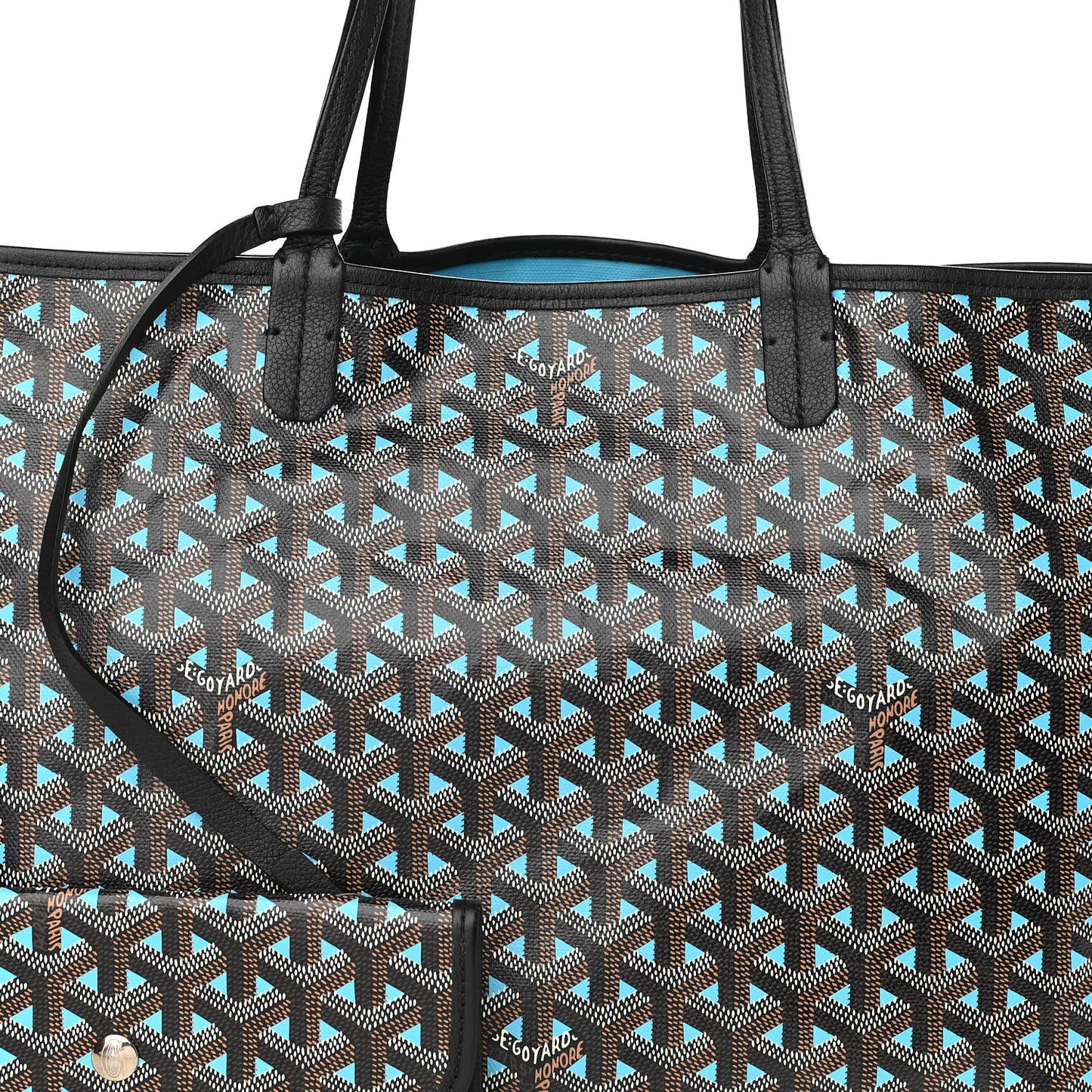 Goyardine Saint Louis Claire Voie PM Black Blue