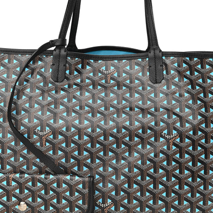Goyard Goyardine Saint Louis Claire Voie PM Black Blue 9 of 13
