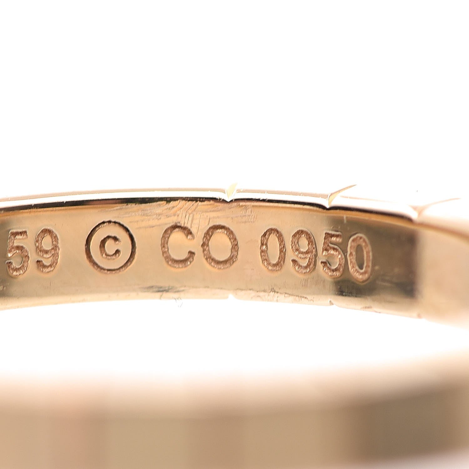 Cartier 18K Yellow Gold Lanieres Ring 59 9 4 of 10