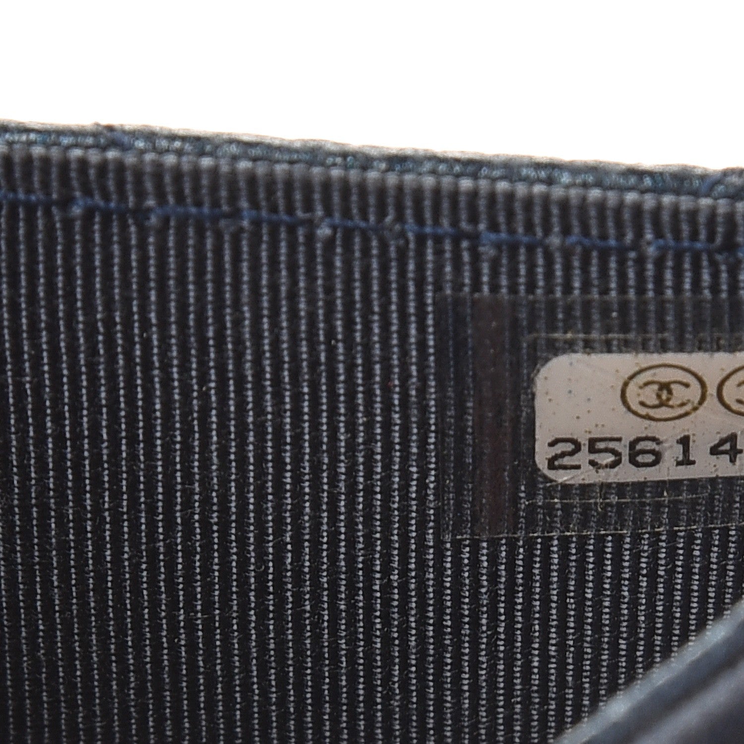 Chanel Metallic Caviar Quilted Card Holder Blue 8 of 10