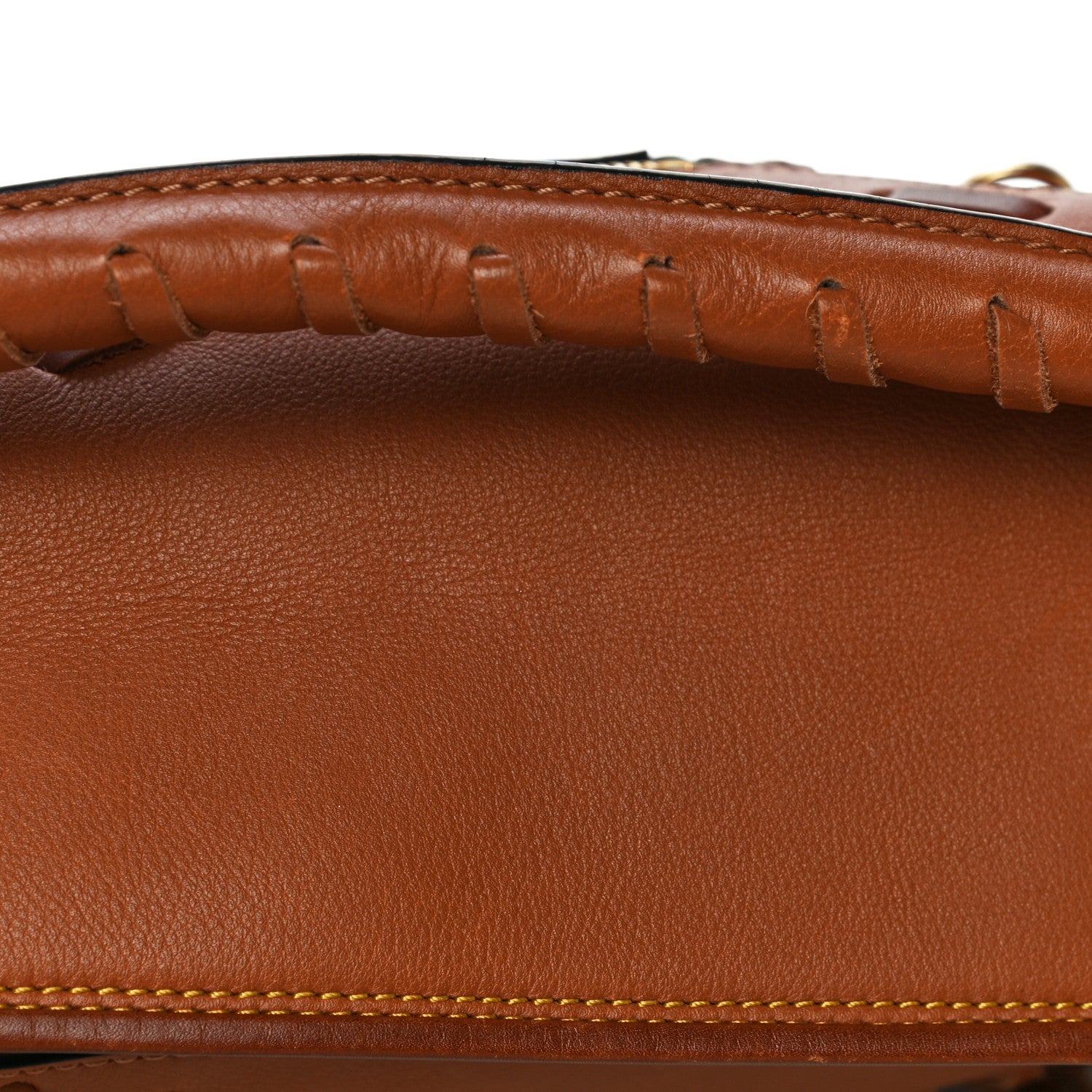 Loewe Calfskin Small Laced Puzzle Bag Tan 9 of 9
