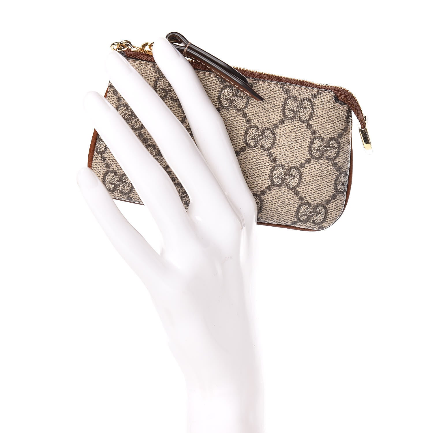 Gucci GG Supreme Monogram Key Case Brown 2 of 8