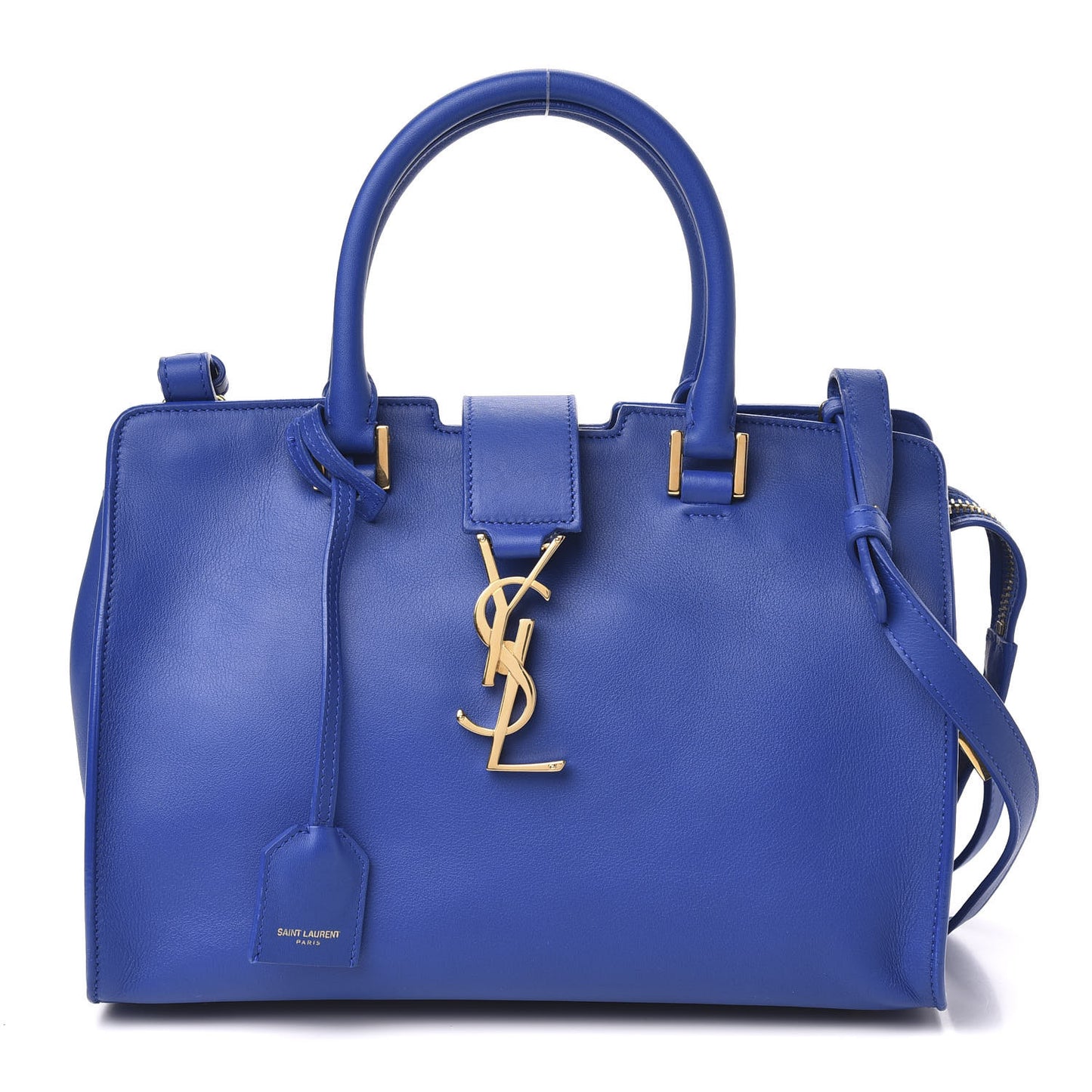 Calfskin Monogram Baby Cabas Blue Majorelle