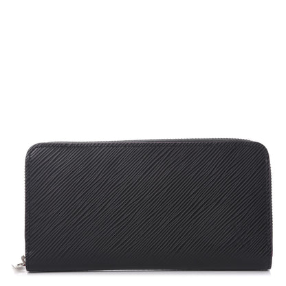 Louis Vuitton Epi Zippy Wallet Black Hot Pink 1 of 9