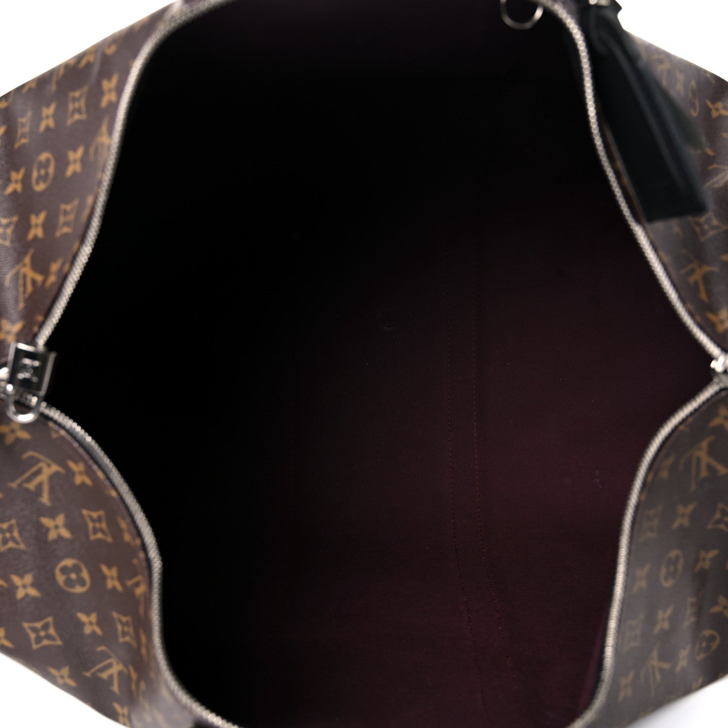 Louis Vuitton Monogram Macassar Keepall Bandouliere 55 5 of 33