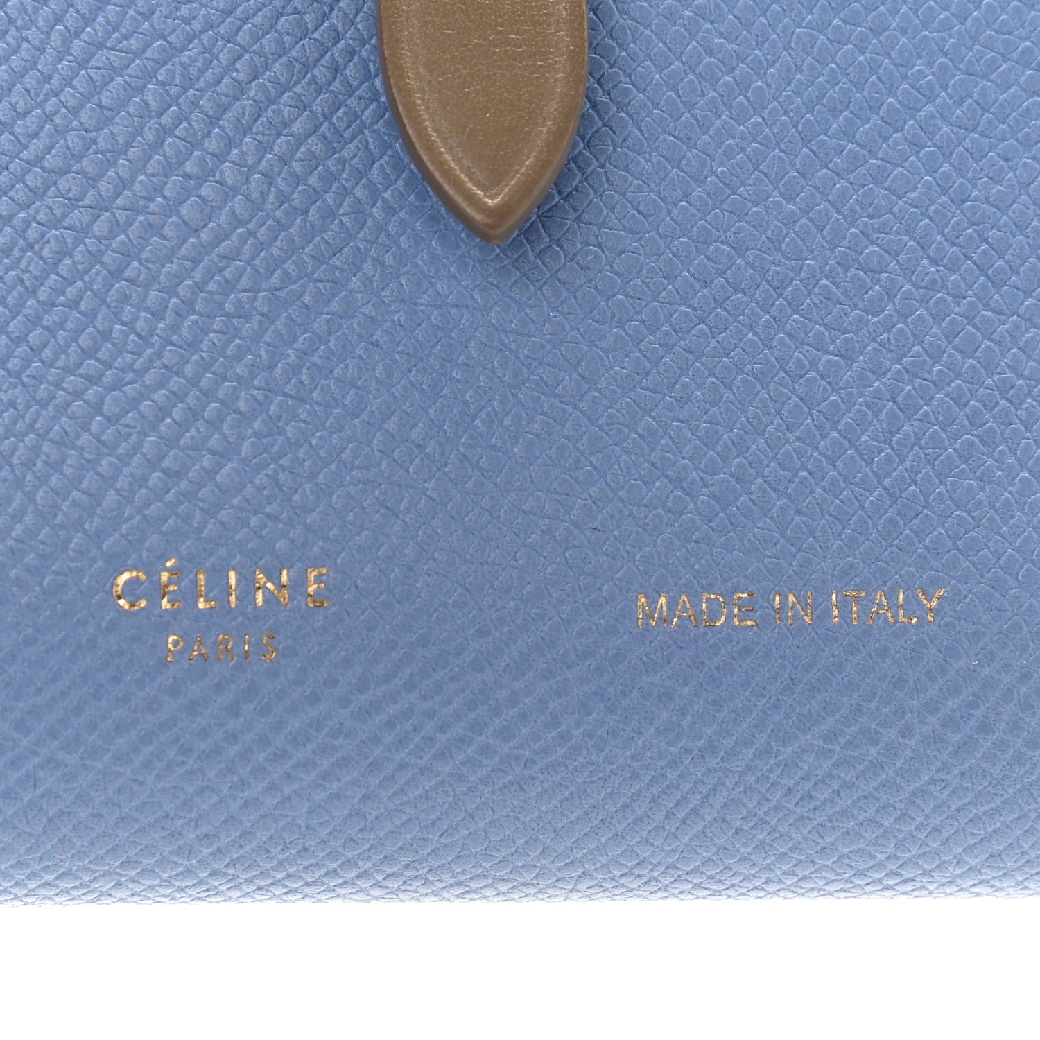 Celine Grained Calfskin Medium Multifunction Strap Wallet Porcelain 6 of 11