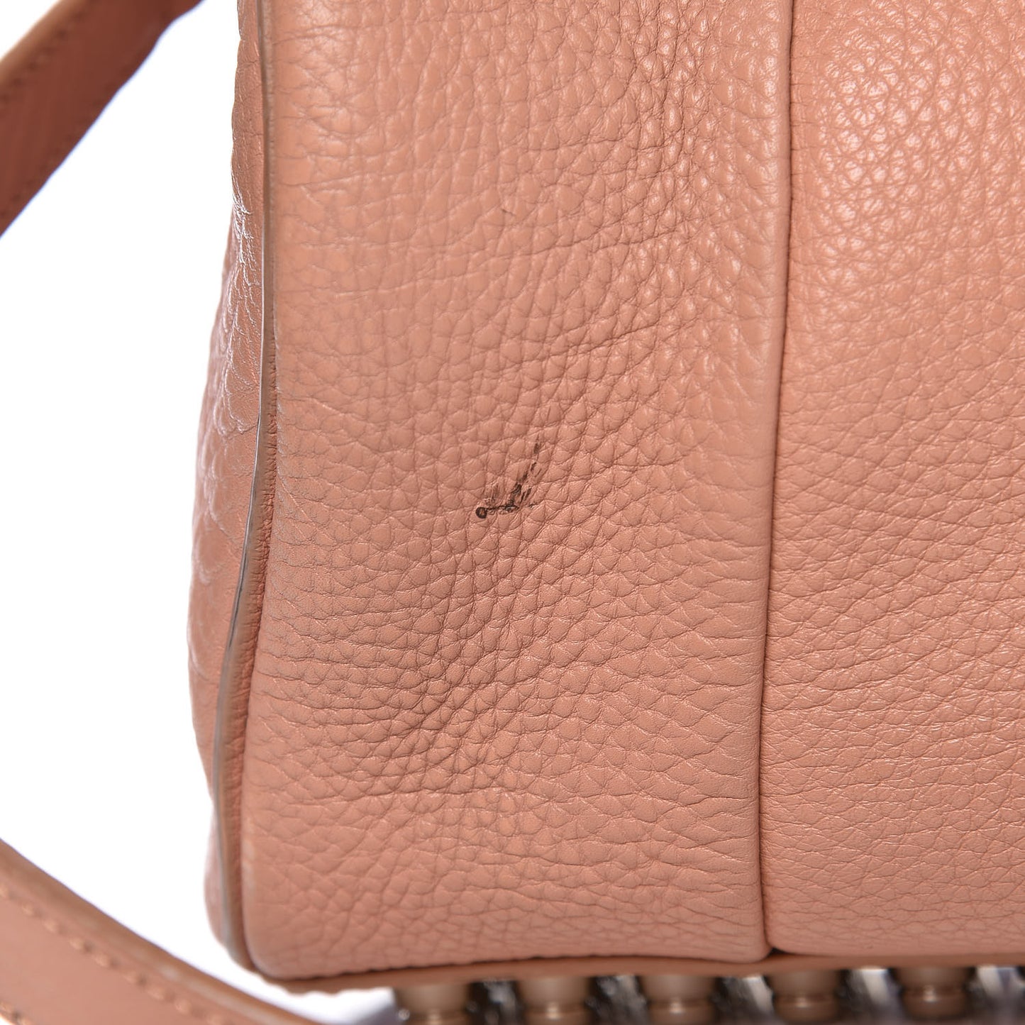 Soft Pebbled Lambskin Rocco Tan Pale Gold Hardware