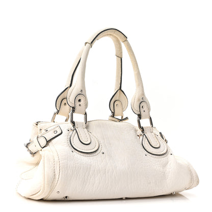 Chloe Calfskin Medium Paddington Satchel Ivory 2 of 9
