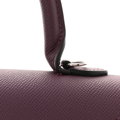 Moynat Carat Calfskin Gabrielle PM Eggplant 11 of 14