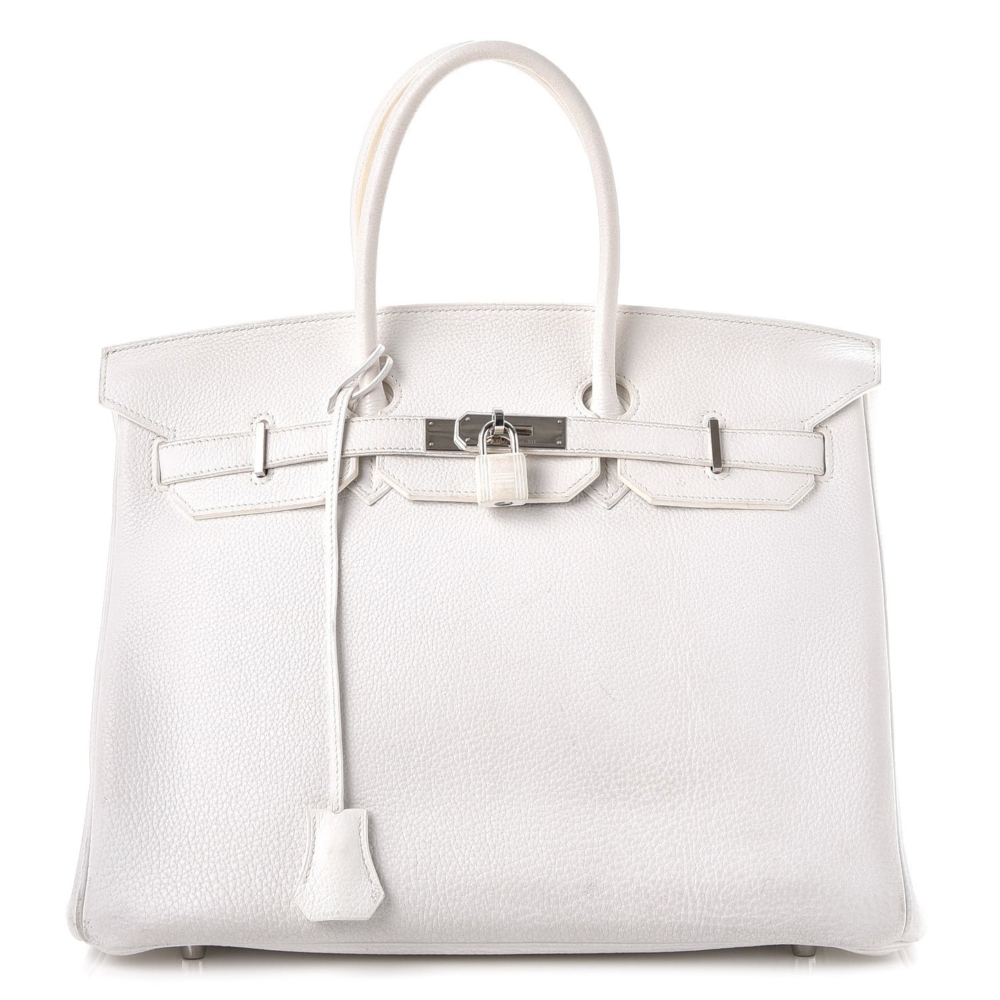 Taurillon Clemence Birkin 35 White