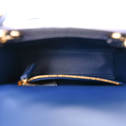 Christian Dior Crocodile Gradient Mini Lady Dior Dark Blue 5 of 10