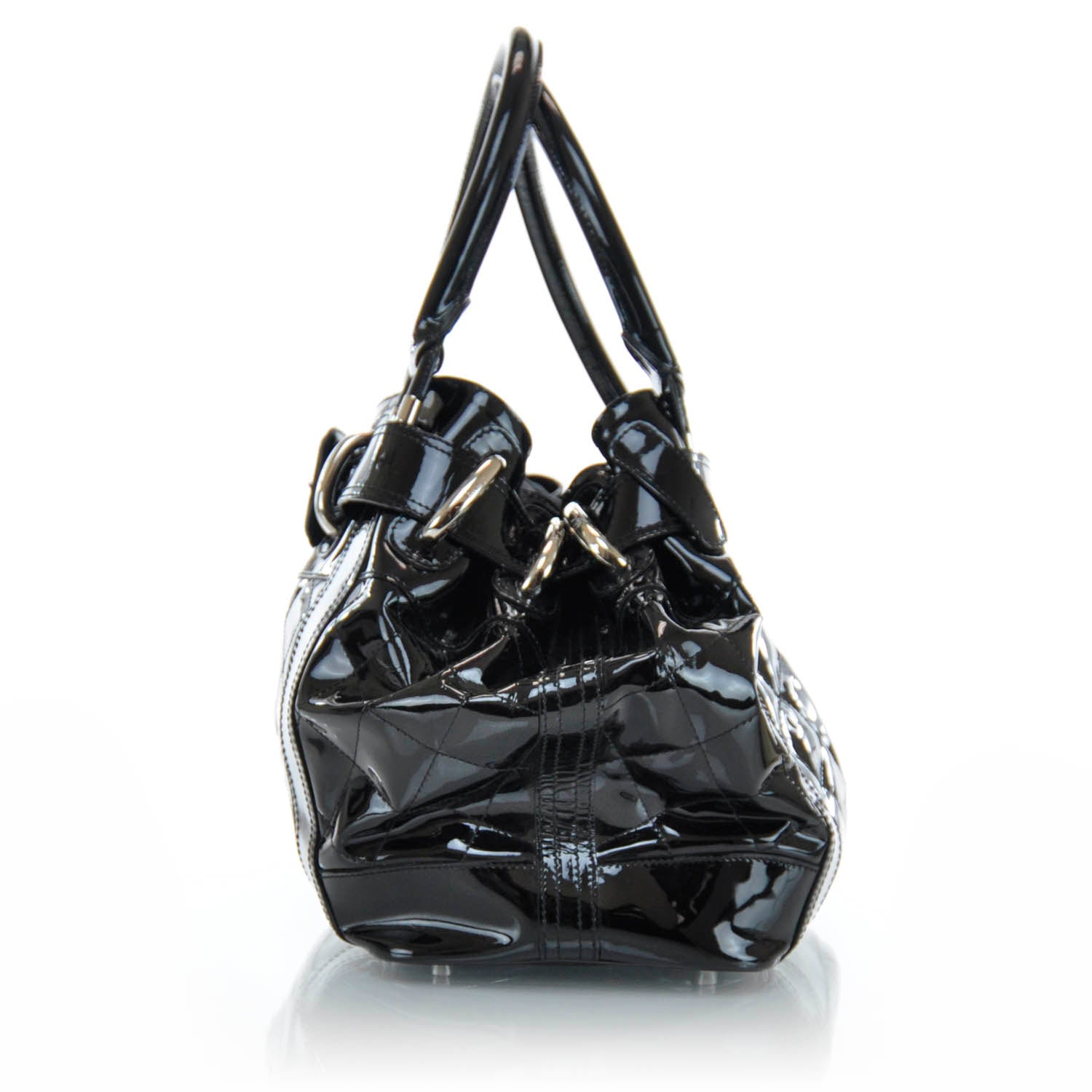 Burberry Patent Quilted Beaton Black 4 of 10