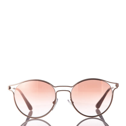 Prada Mirrored Cinema Sunglasses SPR 62S Rose Gold 2 of 7