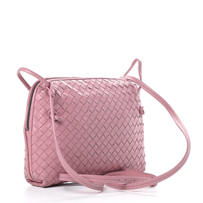 Bottega Veneta Nappa Intrecciato Pillow Crossbody Messenger Watteau 3 of 14