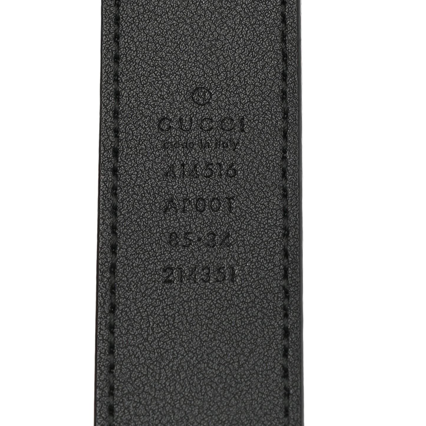 Calfskin Double G 30mm Belt 85 34 Black