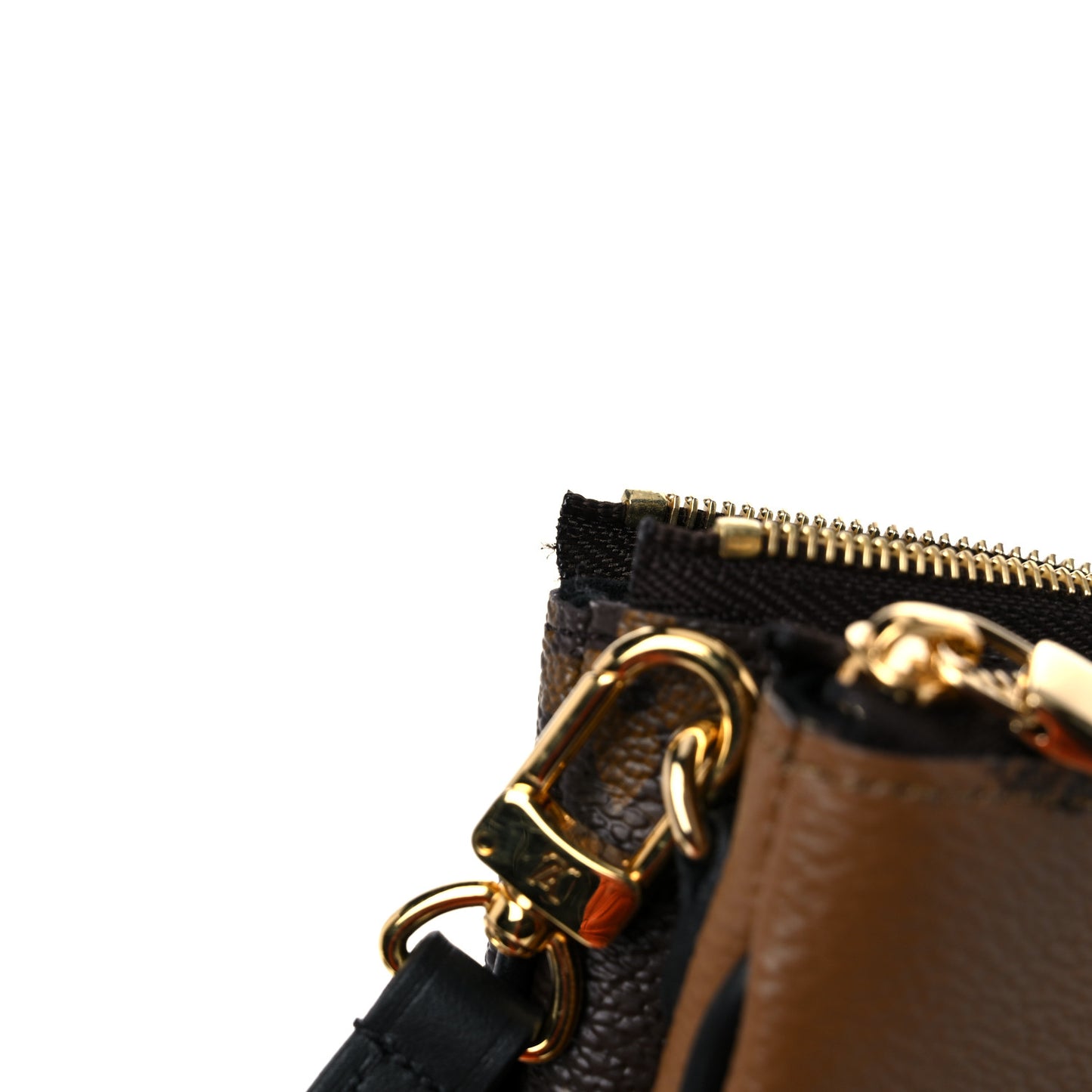 Reverse Monogram Giant Double Zip Pochette