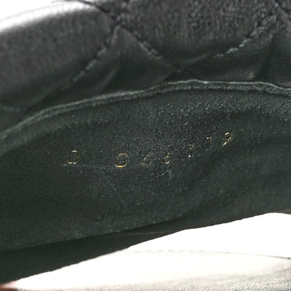Chanel Lambskin Quilted Turnlock Flat Mules 39 Black 9 of 10