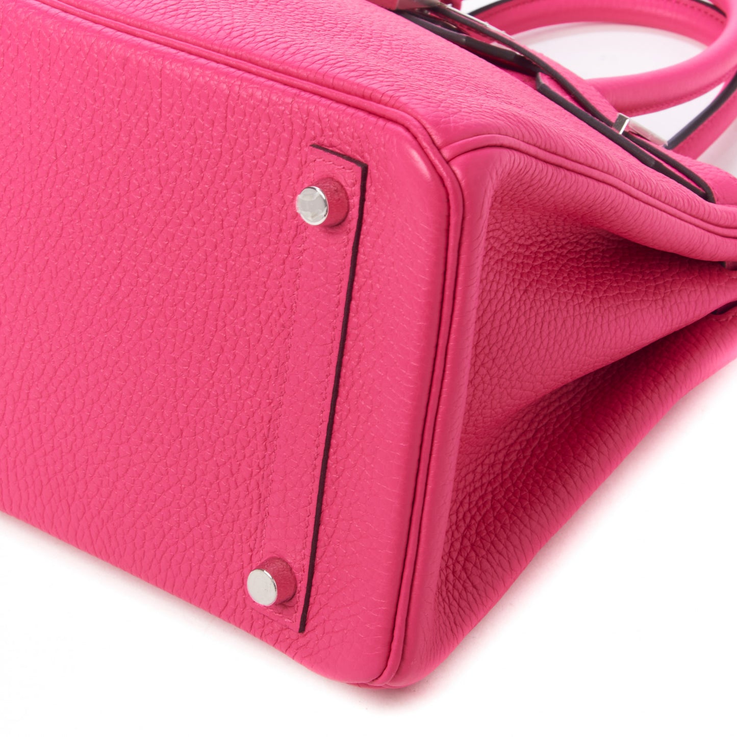 Taurillon Clemence Birkin 30 Rose Shocking