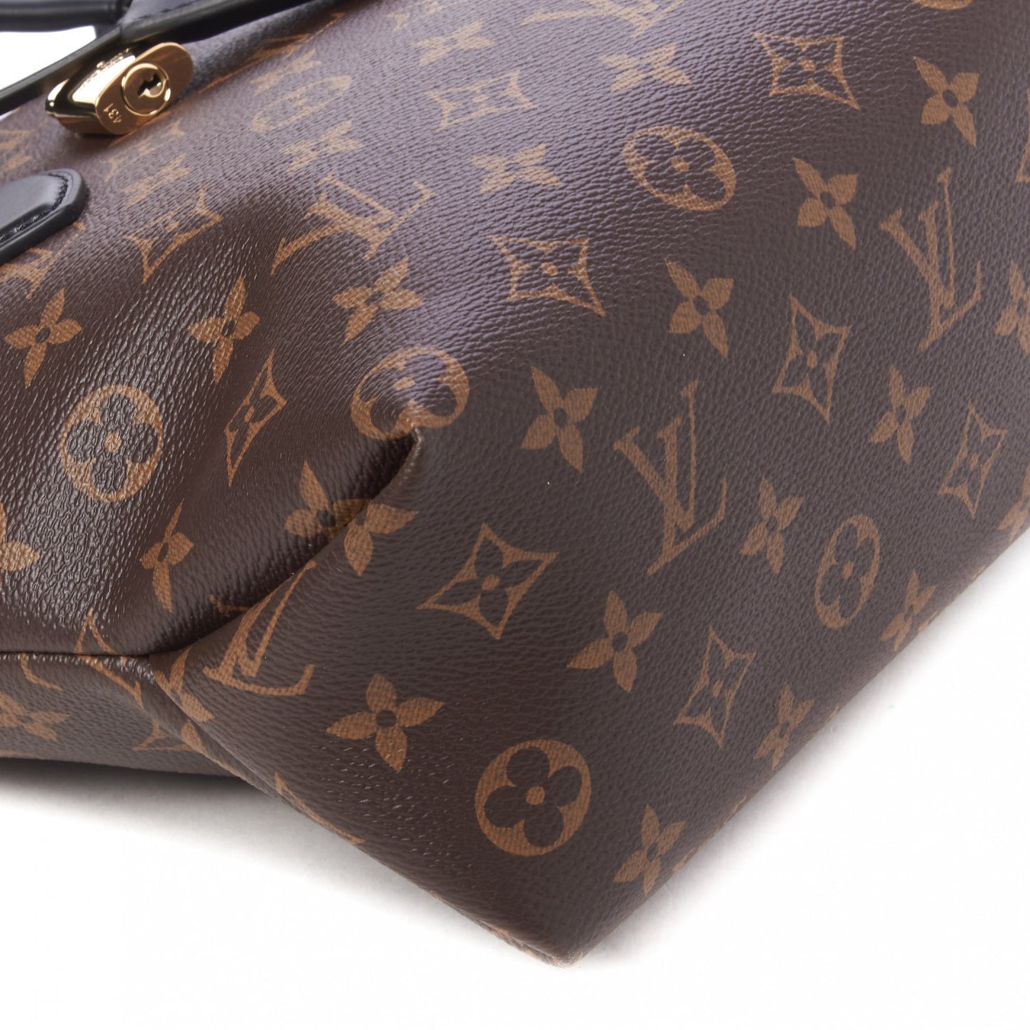 Monogram Flower Zipped Tote PM Black