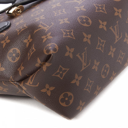 Louis Vuitton Monogram Flower Zipped Tote PM Black 6 of 10