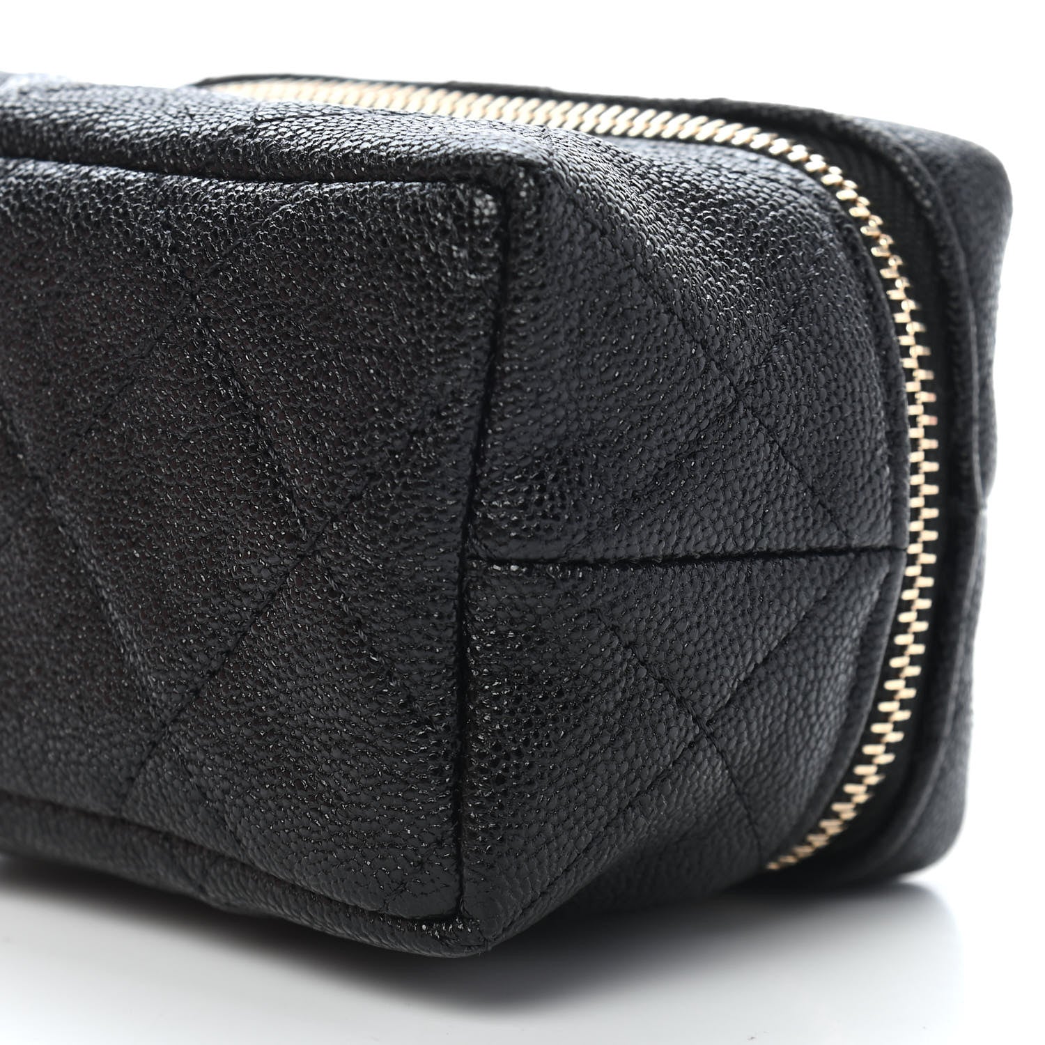 Chanel Caviar Quilted Mini Top Handle Vanity With Chain Black 9 of 9