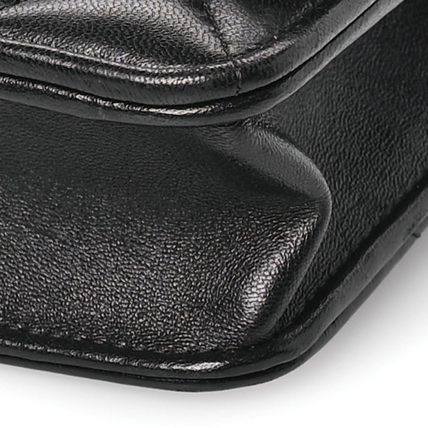 Lambskin Quilted Chanel 19 Wallet On Chain WOC Black