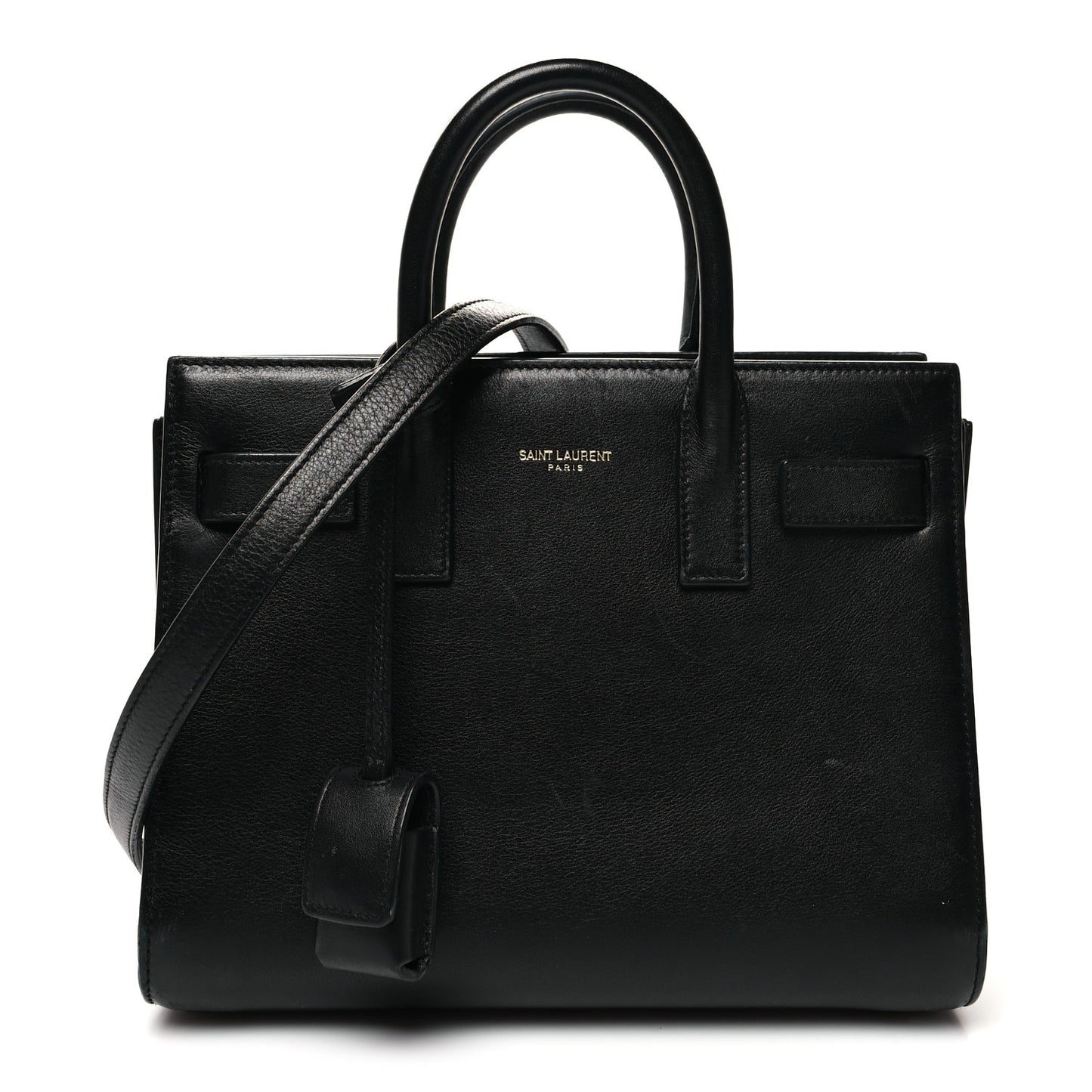 Calfskin Nano Sac De Jour Black
