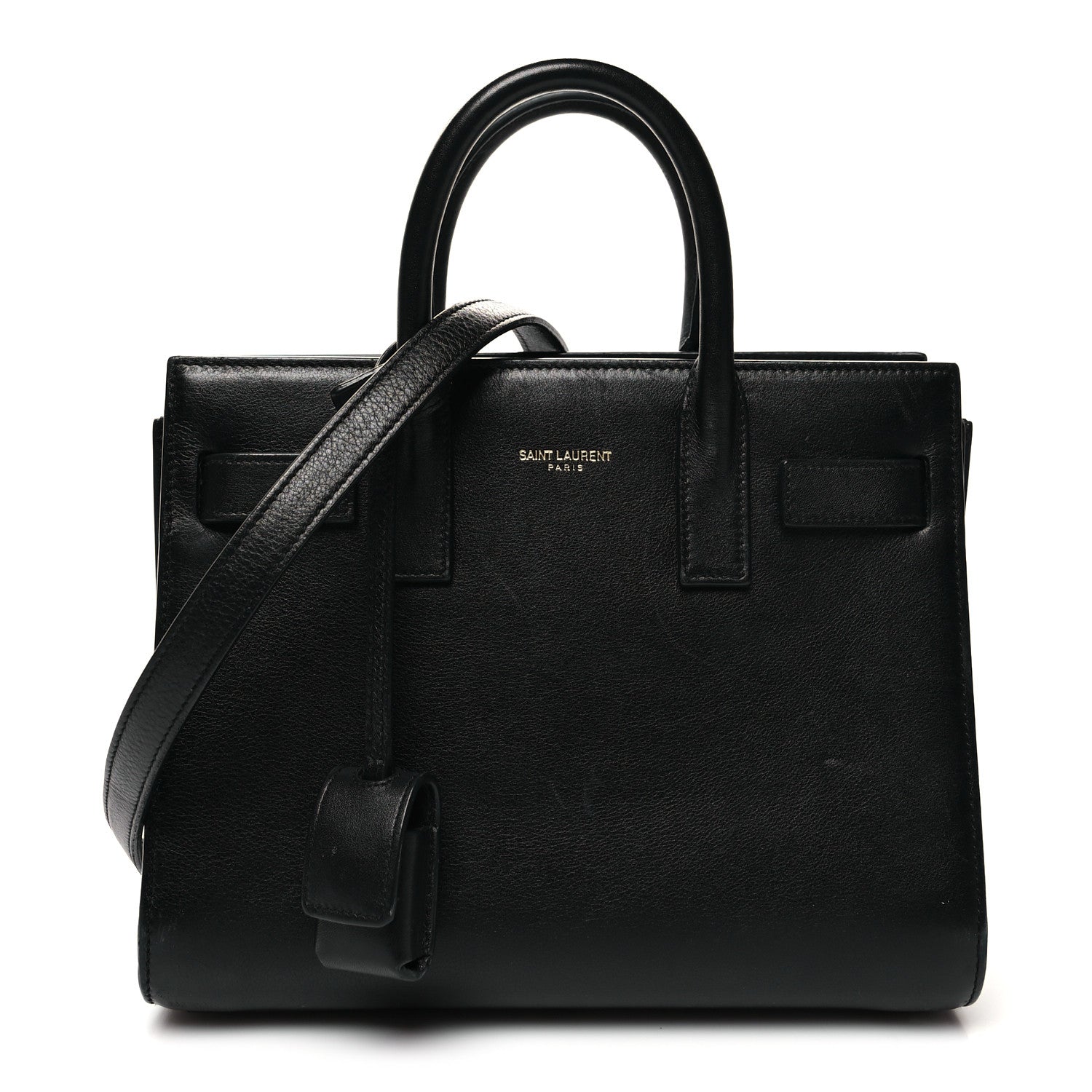 Saint Laurent Calfskin Nano Sac De Jour Black 1 of 13