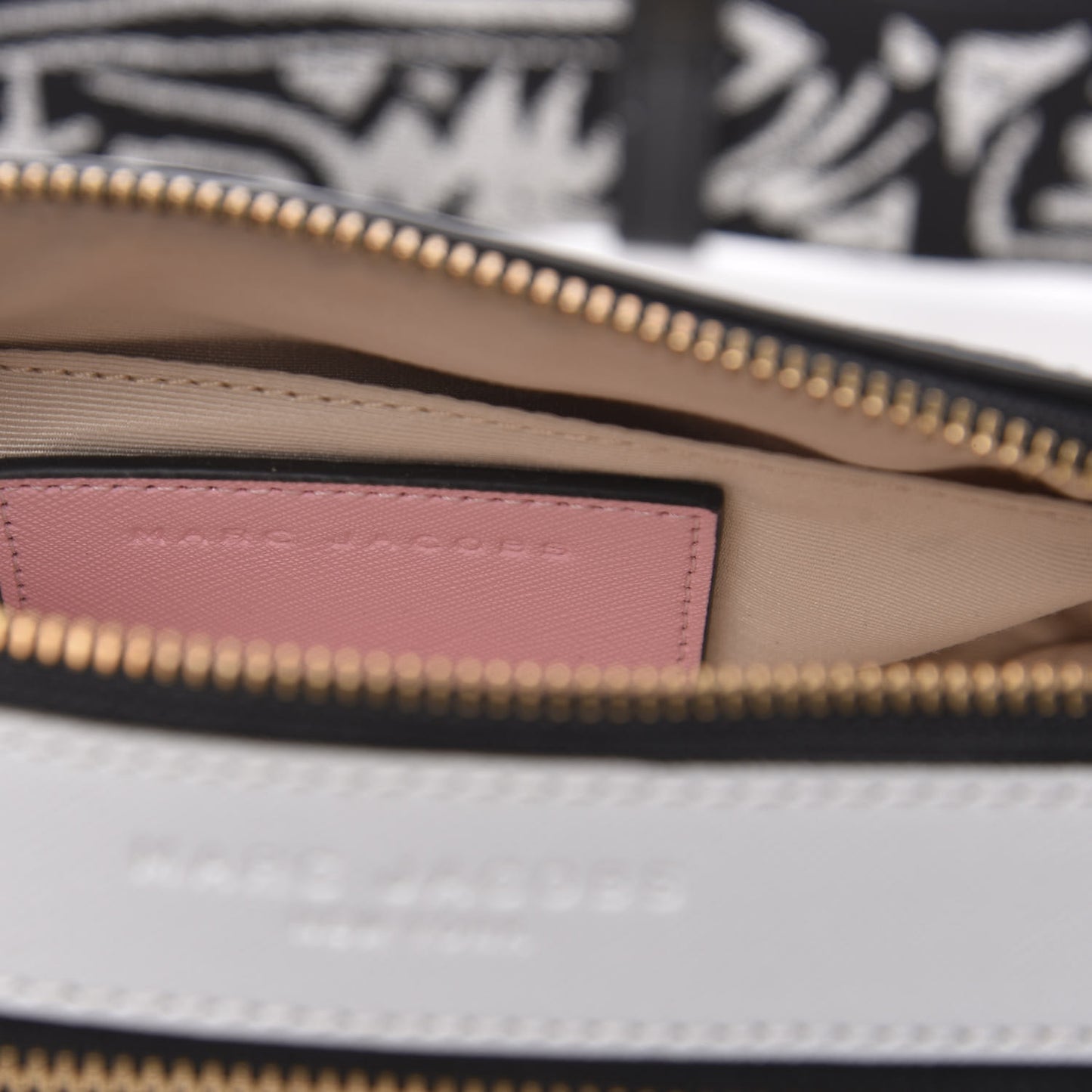 Saffiano Small Snapshot Camera Bag Baby Pink Multicolor